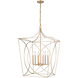 Tracy 6 Light 24 inch Painted Modern Gold Indoor Pendant Ceiling Light